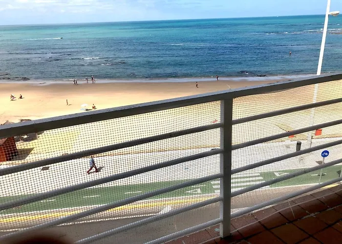 Gatu Vista Infinita 1ªlinea Mar Wifi, Aire Acc, Terraza Con Vistas Lejlighed Cádiz